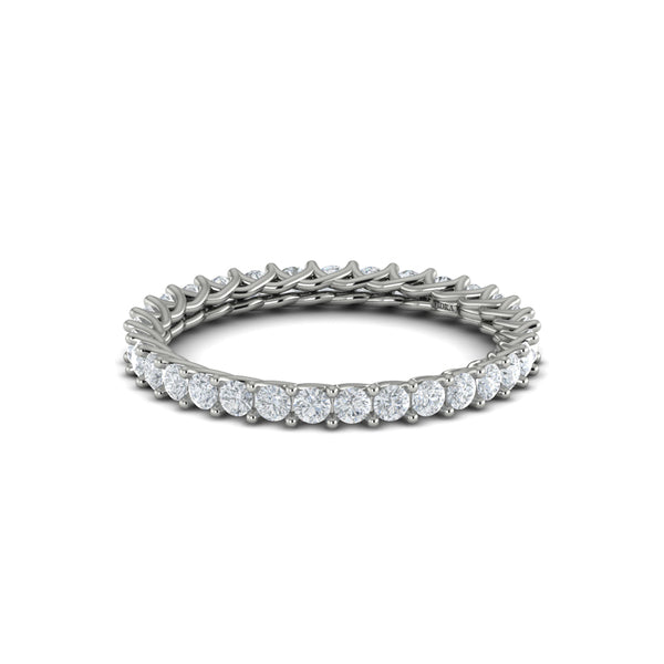 Eternity Bands Wedding Band in Platinum by Vlora Bridal