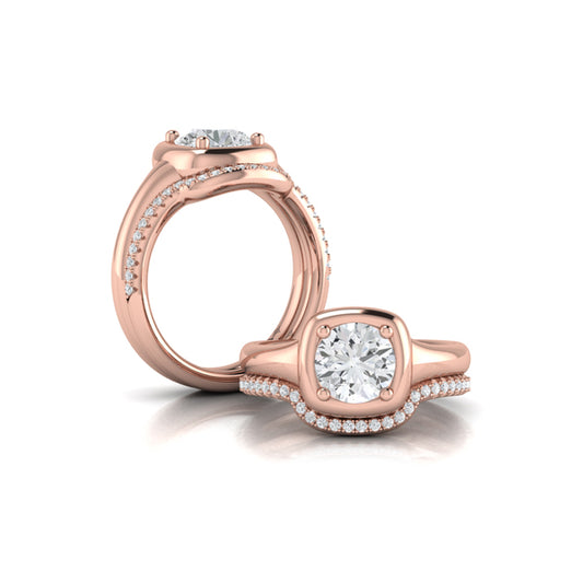 Matching Band for the Bold Elegance Engagement Ring