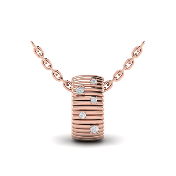 Fluted Ring Pendant