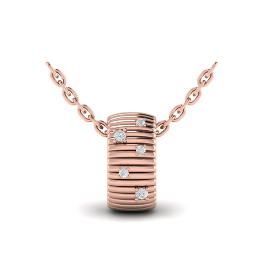 Fluted Ring Pendant