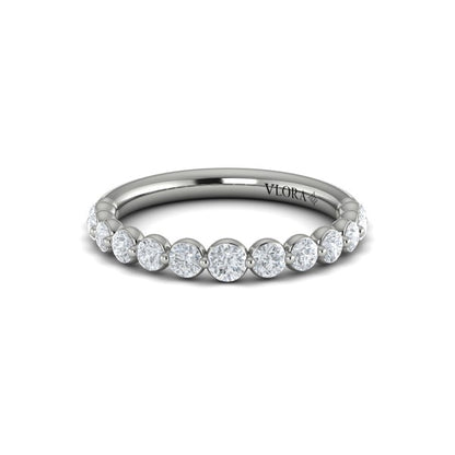 Stackable Bands Wedding Band in Platinum by Vlora Bridal
