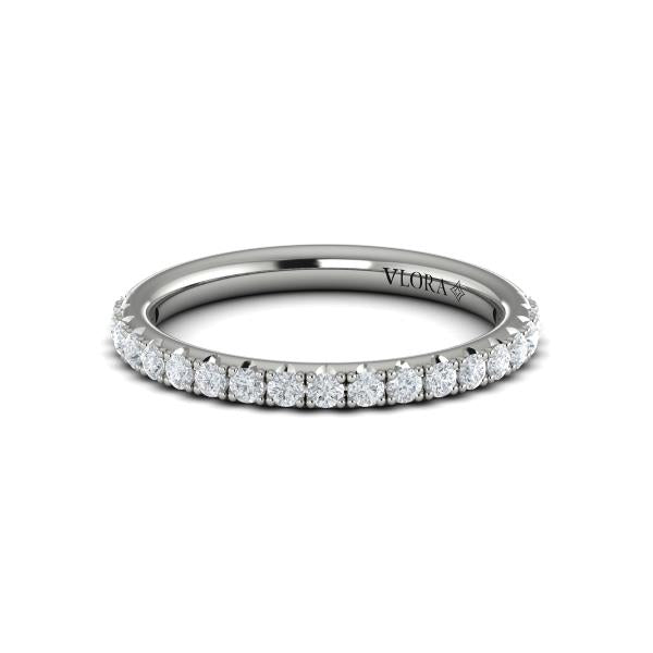 Matching Bands Wedding Band in Platinum by Vlora Bridal