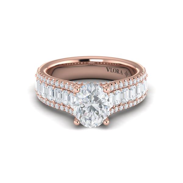 Opulence Oval Engagement Ring