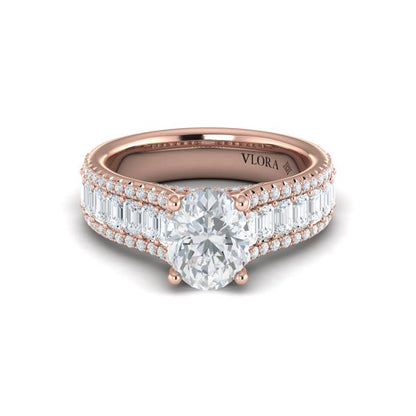 Opulence Oval Engagement Ring