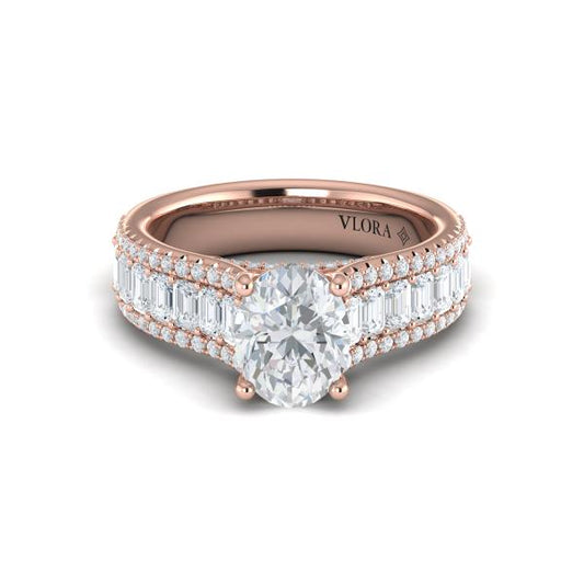 Opulence Oval Engagement Ring