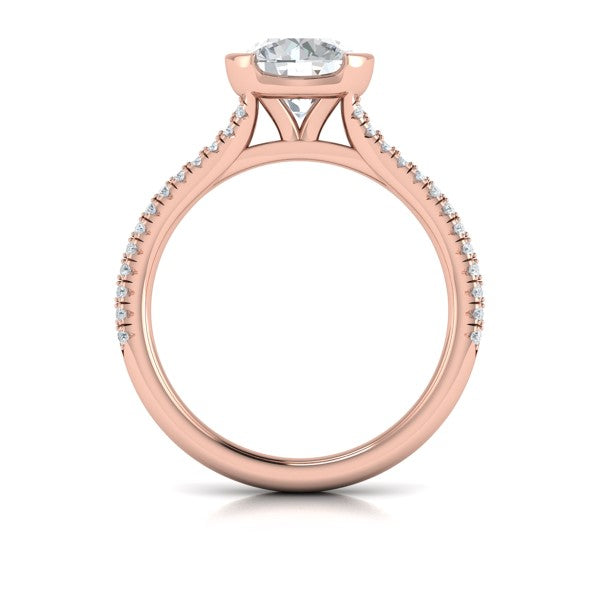 Classic Clutch Engagement Ring