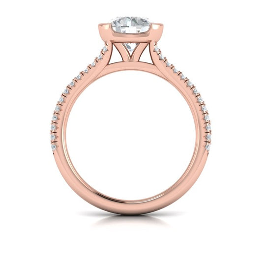 Classic Clutch Engagement Ring