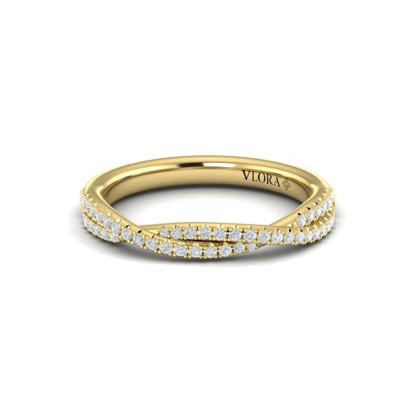 Delicate Twist Stackable Band