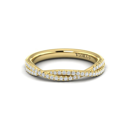 Delicate Twist Stackable Band