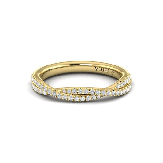 Delicate Twist Stackable Band