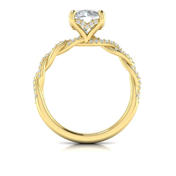 Entwined Engagement Ring