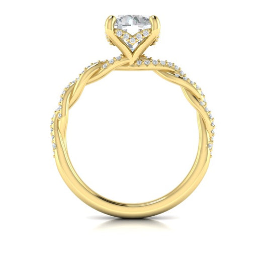 Entwined Engagement Ring