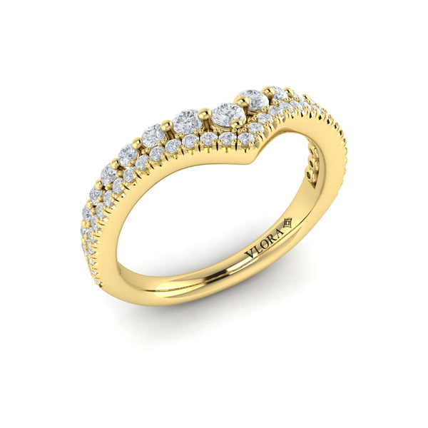 Regal Chevron Contoured Band