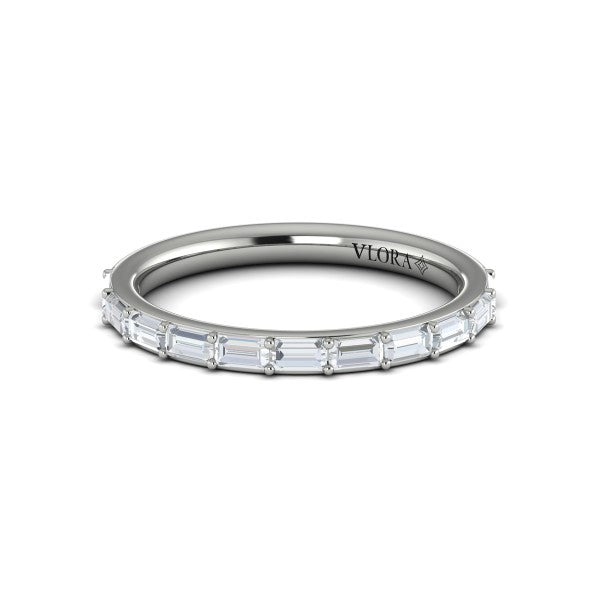 Matching Bands Wedding Band in Platinum by Vlora Bridal