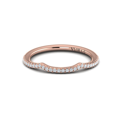 Entwined Euro Halo Matching Wedding Band