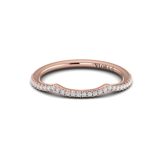Entwined Euro Halo Matching Wedding Band