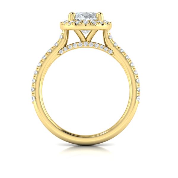 Timeless Oval Halo Engagement Ring