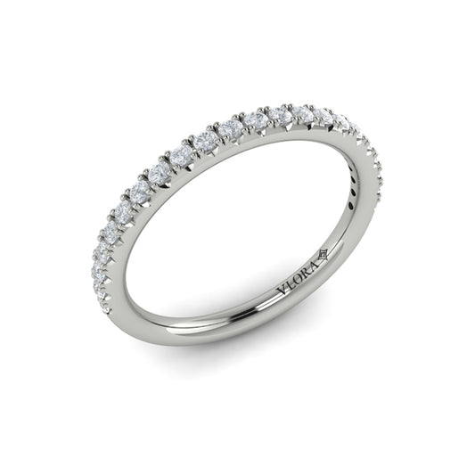 Matching Band for Singular Round Bezel Engagement Ring