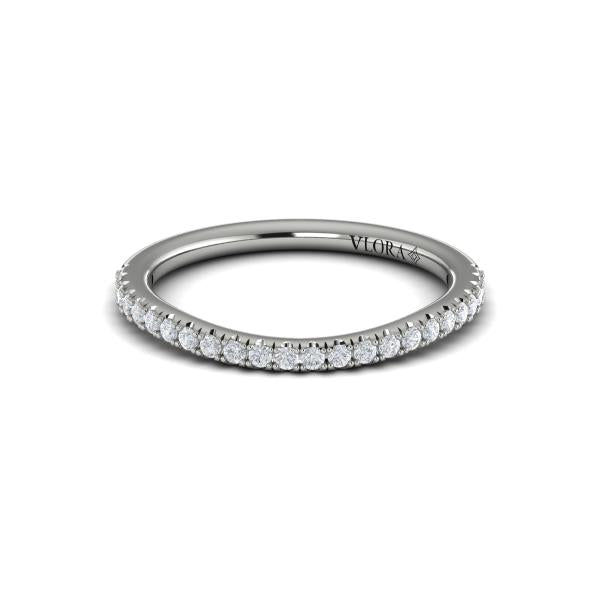 Matching Band for Corsage Halo Oval Engagement Ring