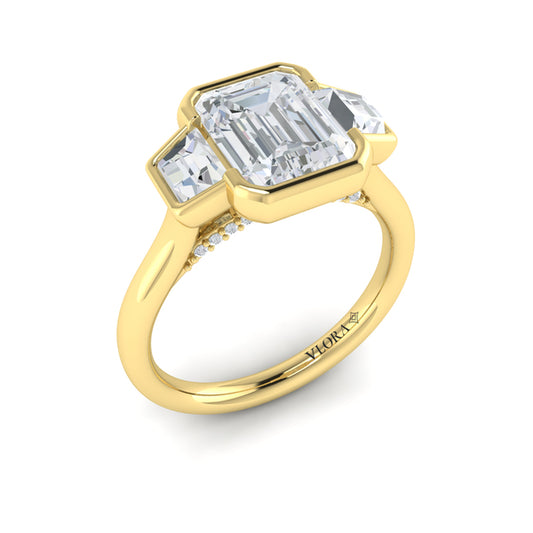 Architectural Elegance Engagement Ring