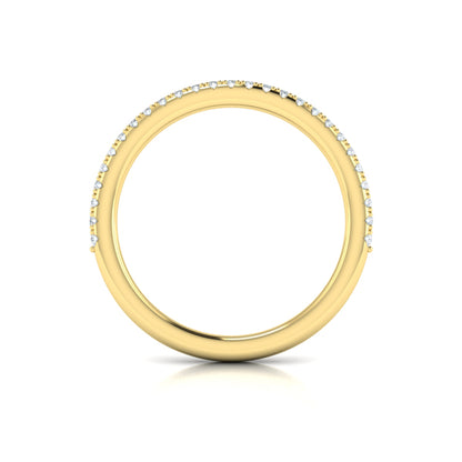 Matching Bands Wedding Band in 14K Yellow Gold by Vlora Bridal