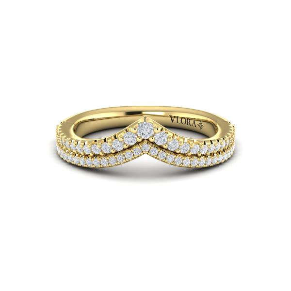 Double Chevron Contoured Band