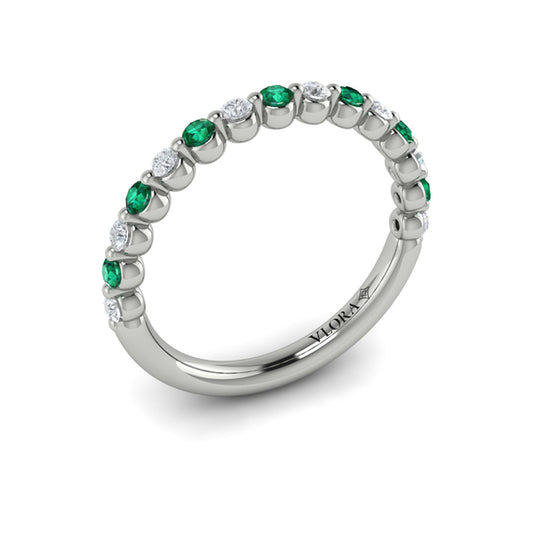 Diamond and Emerald Ring