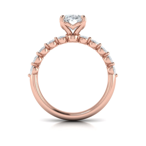 Eternal Oval Engagement Ring