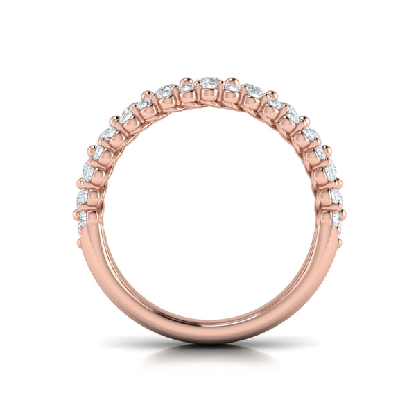 Diamond Three Row Ring