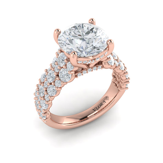 Mosaic Engagement Ring