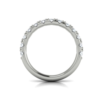 Round Diamond Shared-Prong Band