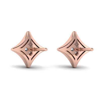 Diamond Vlora Star Stud Earrings