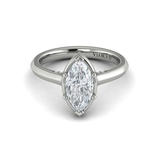Marquise Diamond  Engagement Ring