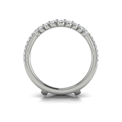 Enhancer Wedding Band in Platinum by Vlora Bridal