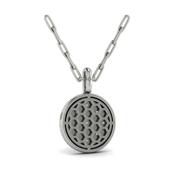 Diamond Pendant from AMULETA Collection in Platinum