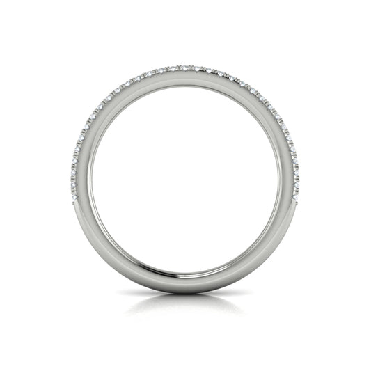 Stackables Wedding Band in Platinum by Vlora Bridal
