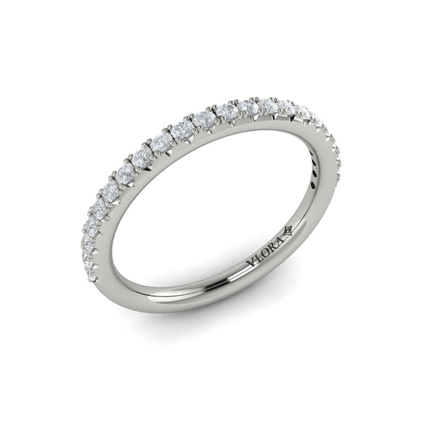 Matching Band for Horizon Solitaire Spit Shank Oval Engagement Ring