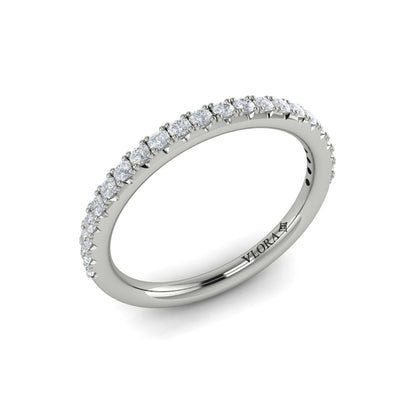 Matching Band for Horizon Solitaire Spit Shank Oval Engagement Ring