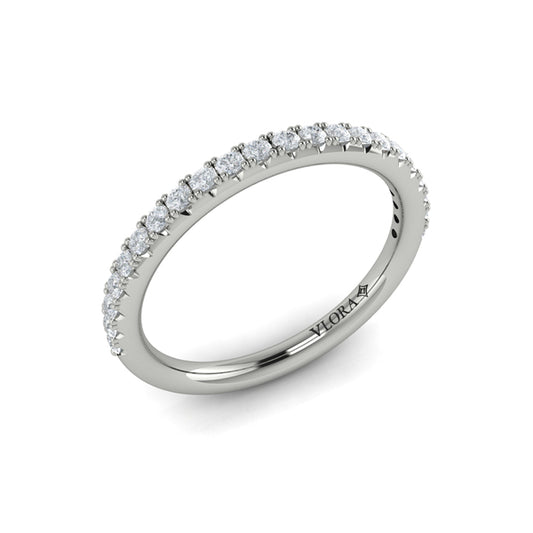 Matching Band for Horizon Solitaire Spit Shank Oval Engagement Ring