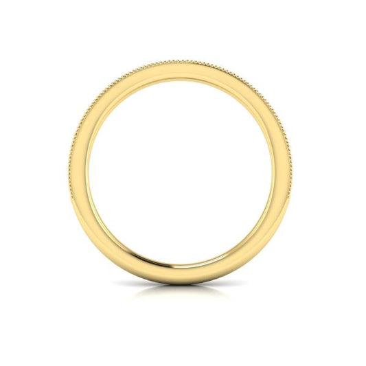 Matching Band for Vintage Splendor Oval Split Shank Engagement Ring