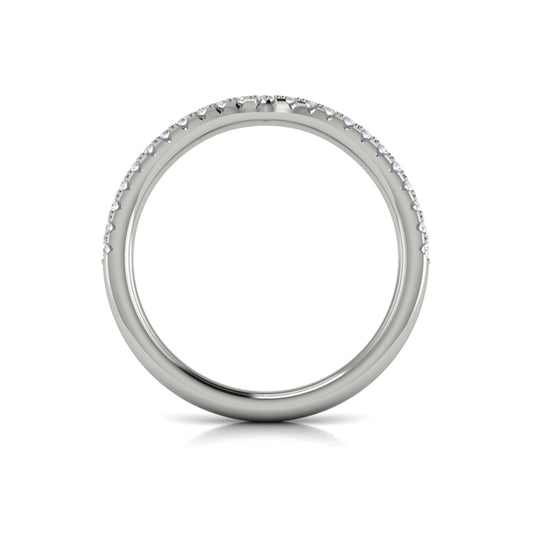 Matching Bands Wedding Band in Platinum by Vlora Bridal