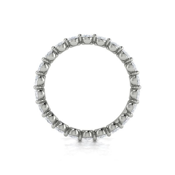 Eternity Bands Wedding Band in Platinum by Vlora Bridal