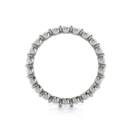 Eternity Bands Wedding Band in Platinum by Vlora Bridal