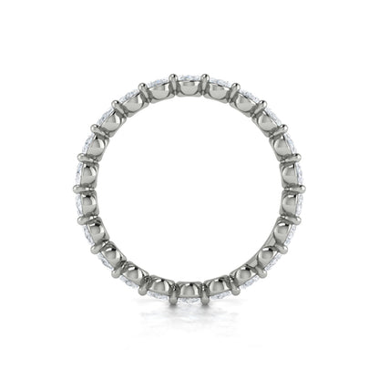 Luminous Oval Eternity Ring