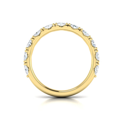 Matching Band for Diamond Accented Oval Engagement Ring