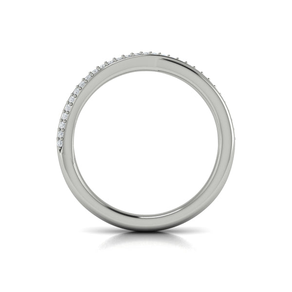 Stackable Bands Wedding Band in Platinum by Vlora Bridal