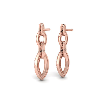 Double Drop Link Earrings