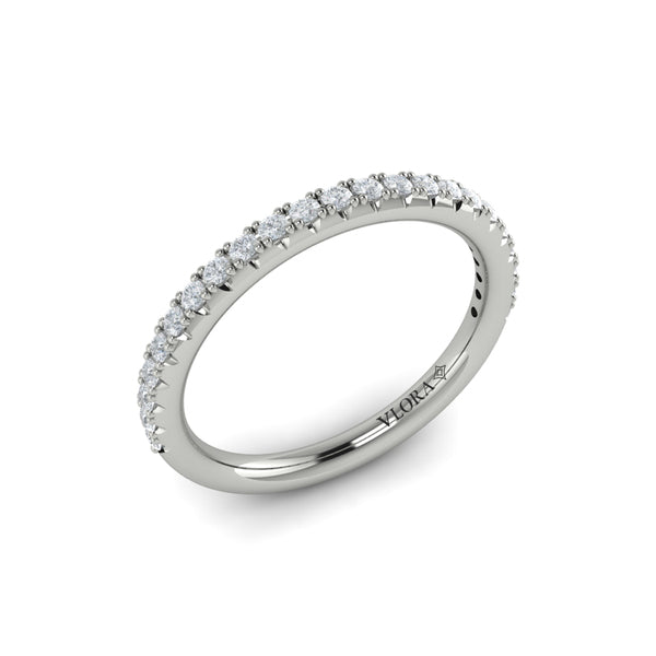 Matching Band for Streamlined Oval Bezel Engagement Ring
