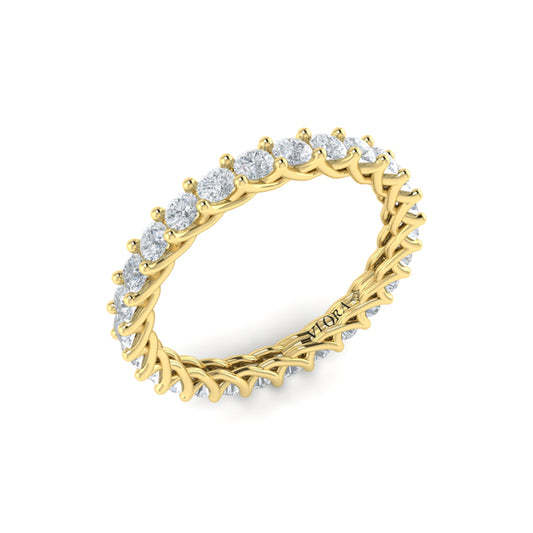 Woven Eternity Ring