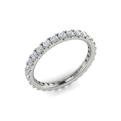 Eternity Bands Wedding Band in Platinum by Vlora Bridal